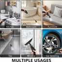 Handheld Steam Cleaner, 2500W Pressurized Steam Cleaner with 3 Brush Heads, Portable Steam Cleaner for Home, Car, Furniture, Kitchen, Bathroom and Wall, Red