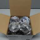 Antimbee 10 Pack Reusable Suction Hooks, Removable Small Suction Cups for Shower, Bathroom, Glass, Door, Windows, Kitchen - Up to 11 lbs on Smooth Surface (Transparent Gray)