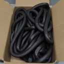 Frienda 5/8 Inch x 40 Ft Foam Noodles for Crafts Versatile Pool Noodles Foam Tubes Cylinder Rods for Modeling, DIY Arts and Crafts Supplies (Black)