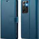 Wallet Case for Samsung Galaxy S21 Ultra, RFID Blocking Credit Card Holder, PU Leather Folio Flip Kickstand Protective Shockproof Cover for Samsung S21 Ultra (Blue)