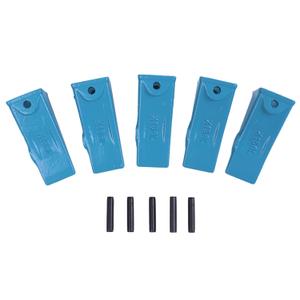 5PK X156L Long Bucket Teeth + 156LPN Long Pins Compatible with Takeuchi TB135 TB145 Bobcat Skid Steer and Mini Excavators 156 TX156 6716001 1914210182