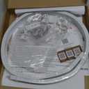 UrbanRed Flexible Bendable Ceiling Curtain Track, 2.9 ft (0.9 m), Mount for Rail with Curtain Tracks System, Room Divider, Curtains Rod, RV Ceiling Track for Curtains, White