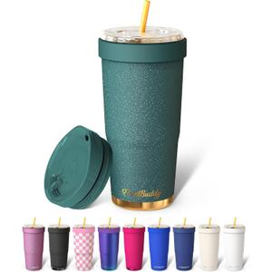 Frost Buddy Togo Buddy 30 oz Insulated Tumbler, Emerald Glitz