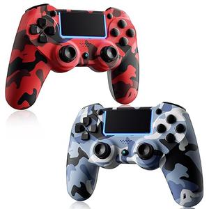 KDYGPDCT 2 Pack Wireless Controller for PS4/Pro/PS3,Wireless Remote Gamepad with 1000mAh Battery | Double Shock | Audio | 6-Axis Motion Sensor | Share Button (Red + Blue)