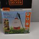 BLACK+DECKER Battery Powered 4-Gallon Backpack Sprayer, Battery and Charger Included