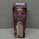 AerWo Wooden Blocks Stacking Games, Tumbling Tower and Balance Halloween Games for Kids, Skeleton for Kids and Adults with Six-Sided Dice, Wood Blocks Twister Game