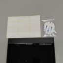 Qinyoung Acrylic Straw Holder for Cabinet Door with Double Sided Adhesive Tape Reusable Straw Organizer Tumbler Storage Kitchen Accessories Container for Counter Cupboard (Classic,Large,Black)