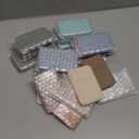 12 Pcs Compact Portable Mirror Bulk Handheld Folding Pocket Makeup Mirror 4.2'' Travel Ultrathin Mirrors for Camping Home Office Sleepover Party Women Mom Party Gift (Rectangle,Morandi)