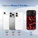 Aijohnny Tortoiseshell Phone Case for iPhone 17 Pro Max,[Full Camera Protection],[Compatible with Magsafe], TPU Protective Shockproof Phone Cover, Lightweight Slim Case for Women