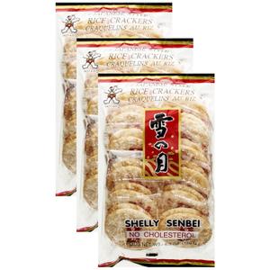 Hot Kid Shelly Senbei Rice Crackers, 5.3 Oz (Pack of 3), Best By November 16 2025