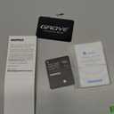 Momax Wallet Tracker Smart Finder - Rechargeable Slim Bluetooth Key Tracking Card with 1-Year Battery, Apple Find My (iOS Only), Item Locator for Luggage Tag, Suitcase, Passport, Backpacks, Mini Size (Small, Black)