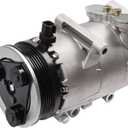 ECCPP A/C Compressor with Clutch 2012 2013 2014 Fit for Ford Focus 2.0L VS16