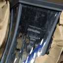 19.6" Solar Post Lights, Dusk to Dawn Outdoor Post Lights Solar Lamp Post Light, Black Pole Lights Outdoor with Pier Mount Base, Waterproof Outdoor Lamp Post for Yard FrontDoor Pathway Garage, 1 Pack (Dual Color Temp-LED Panel)