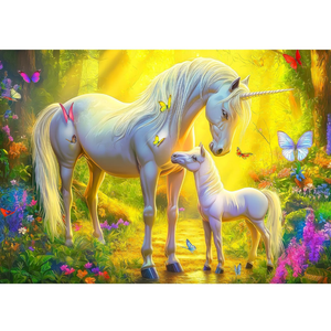 200 Piece Puzzles for Kids Ages 4-6,Unicorn Toys for Girls Age 3-5,Unicorn Puzzles for Girls 4-6-8, Floor Puzzle for Kids Gift Party Games Family Birthdays Christmas, Puzzle Size 19 x 13 in 2 Pack