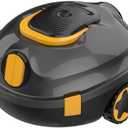 Y20 Cordless Robotic Pool Cleaner, Automatic Pool Vacuum for Above Ground & Inground Pool, 90 Min Runtime, Auto-Parking, Lightweight, Powerful Robot up to 1100 sq.ft (Black-Orange)