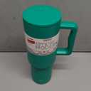 Simple Modern 40 oz Trek Tumbler with Handle and Straw Lid | Cup Holder Friendly Insulated Stainless Steel Travel Mug | Kelly Green