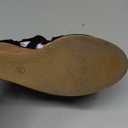 Allegra K Women's Platform Peep Toe Cutout Caged Cork Wedge Heel Sandals (Size 8.5)