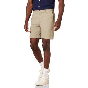 Amazon Essentials Men's Slim-Fit 7" Chino Short (38, Khaki)