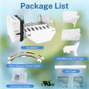 WR30X10093 WR30X10061 Ice Maker Kit, 160W 115V Automatic Ice Making, Compatible with GE, Hotpoint, Kenmore Refrigerators, Replaces WR30X10014, WR30X10012, 1399596 and More