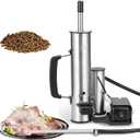 Outdoor Smoke Generator, Stainless Steel Electric Smoker, Smoke Tube for Pellet Smoker, Hot/Cold Smokers with Adjustable Smokes Volume Air Pump, Perfect for Cold Smoking Cheese, Traeger accessories (14.7"L x 6.8"W)