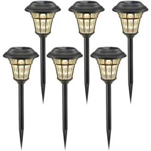 MAGGIFT 8 Pack Outdoor Solar Lights - Waterproof, Solar Pathway & Garden Lights for Yard & Patio, Solar Powered for Driveway