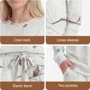 LOOGU Womens Pajama Set Cozy Sweatshirt Casual Jogger Pants Comfy Loungewear for Fall 2 Piece Outfits Clothing, M