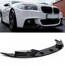 Front Lip Compatible with BMW F10 F11 5 Series 2011-2016, Fits for 528i 535i 535d 550i M5 GT xDrive, Bumper Air Dam Lower Chin Spoiler Splitter, Protection Body (Glossy Black)