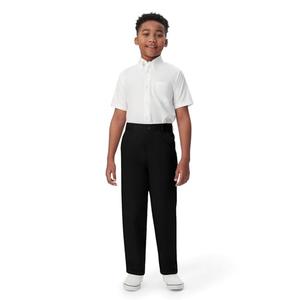 French Toast Boys Pull-on Relaxed Fit School Uniform Pant (Standard & Husky), Black, 8