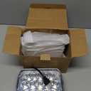 Auto Dynasty H6054 LED Headlight assembly 7x6 5x7 Headlamp Hi/Low Sealed Beam Compatible with Chevy Express Blazer Van GMC S10 C/K Ford E/F Jeep Wrangler YJ XJ CherokeeTruck Van, 5000K Output, Chrome