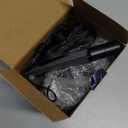 Christmas Snowflake Projector Lights Outdoor, Led Rotating Snowfall Show Lights Waterproof Landscape Decorative Christmas Light Lighting for Xmas Holiday Party Garden Patio Indoor Home Decoration Show (Black)