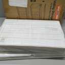 OlarHike 144QT Lockable Storage Bins with Lids - Folding Storage Cabinet with Doors and Wheels, Collapsible Plastic Box for Closets, Office, Stackable Organizer and Containers, Gifts, 3 Pack Cubes (48QT-White)