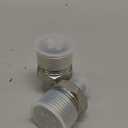 PATIKIL Hex Reducing Nipple Connectors Pipe Adapter 3/4" Male 37 Flare JIC x 1" Male NPT, 2 Pack Pipe Fitting Reducer Nipple Adapter Plated Steel Hydraulic Fitting