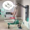 1Pair Tonal T Lock Adapter with Snap Hooks, Stainless Steel Accessories for Tonal Gym Machine
