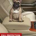KBH Center Console Armrest Cover for 1998-2005 Lexus GS300 GS400 GS430, Middle Console Protector, Arm Rest Lid Cushion Cover, Anti-Scratch, Beige