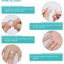 Invisible Ring Size Adjuster for Loose Rings Ring Adjuster Fit Any Rings, Assorted Sizes of Ring Sizer