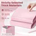 SUNEE 3 Ring Binder 1 Inch 4 Pack, Clear View 1" Binders Three Ring PVC-Free (Fit 8.5x11 Inches) for School or Office Supplies, Assorted Pastel