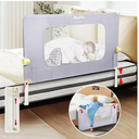 Q-MIULIKE - Barandilla para cuna para niños pequeños, riel de seguridad suave abatible para 14 pulgadas de altura ajustable, rieles de cama para cama de niños pequeños para cama matrimonial, King,Size Q-502-120cm