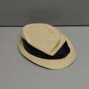 Men Women Unisex Men's Women's Classic Manhattan Structured Gangster Trilby Fedora Hat, Size: Small-Medium