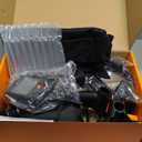 SUNPOW Metal Detector for Adults Professional - High Accuracy with 12" Waterproof Coil, 2x Backlit LCD Display, Advanced DSP Chip, 5 Modes, Adjustable Length (19"-59"), Sturdy Spiral Structure -OTMD14