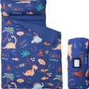 Nap Mat and Blanket, Lightweight and Soft Nap Mat for Preschool, Daycare, Travel Sleeping Bags