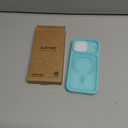 SUPFINE Magnetic for iPhone 17 Pro Case (Compatible with MagSafe)(Military Grade Drop Protection)(Camera Protection) Translucent Matte Shockproof Phone Cover 2025,Blue Green