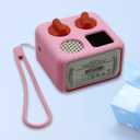 2 x Silicone Cover for Yoto Mini Player, Protective Sleeve Case Compatible with Audio Music Player (Pink)