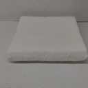 19" W x 20" L Upholstery Foam Cushion High Density (Chair Cushion Square Foam for Dinning Chairs, Wheelchair Seat Cushion Replacement) - Made in USA (2.5x19x20),White