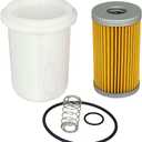 XYZIL Fuel Filter Bowl O-Ring Spring 15521-43160 15521-43130 Compatible with Kubota L3010 L3130 L3240 L3540 L235 L275 L2900 L3600 L3940 L4200 L4240 L4310 L4740 M5700 Tractor KX121-3 KX161-3