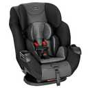 Evenflo Symphony Sport All-in-One Convertible Car Seat (Charcoal Shadow) | Rear-Facing, Forward-Facing, and Belt-Positioning Booster Modes, Birth-10 years, 4-100 lbs (Charcoal Shadow), mfd: 04/22/2025