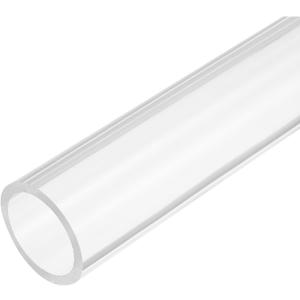MECCANIXITY Acrylic Pipe Rigid Round Tube Clear 35mm(1.38") ID 45mm(1 3/4") OD 305mm(12") for Lamps and Lanterns,Water Cooling System