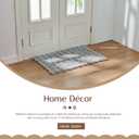 3D Bubble Mat Faux Fur Floor Mat Area Rug 700GSM Super Soft Plush Fluffy Fur Rugs for Hallway Nursery Rugs Home Dcor Rectangle-Grey,4 * 6ft