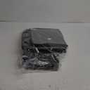 CAB55 Rolling Craft Bag, Tote Bag with Wheels for Women, Rolling Teacher Bag with Removable Folding Hand Truck (Grey)