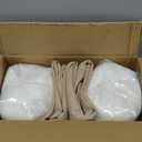 AAAAAcessories Outdoor Seat Cushions for Chairs, Waterproof, Fade-Resistant, 21" x 21" x 3", Patio Furniture Replacement Cushions, Set of 2, Beige