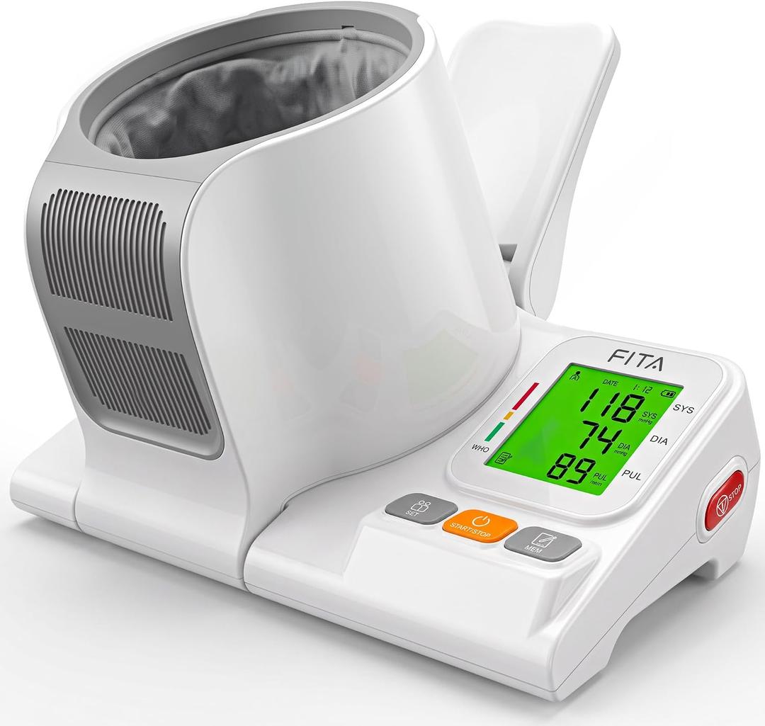 FITA Blood Pressure Monitors for Home Use, No-Wrap Barrel-Type, FDA-Cleared